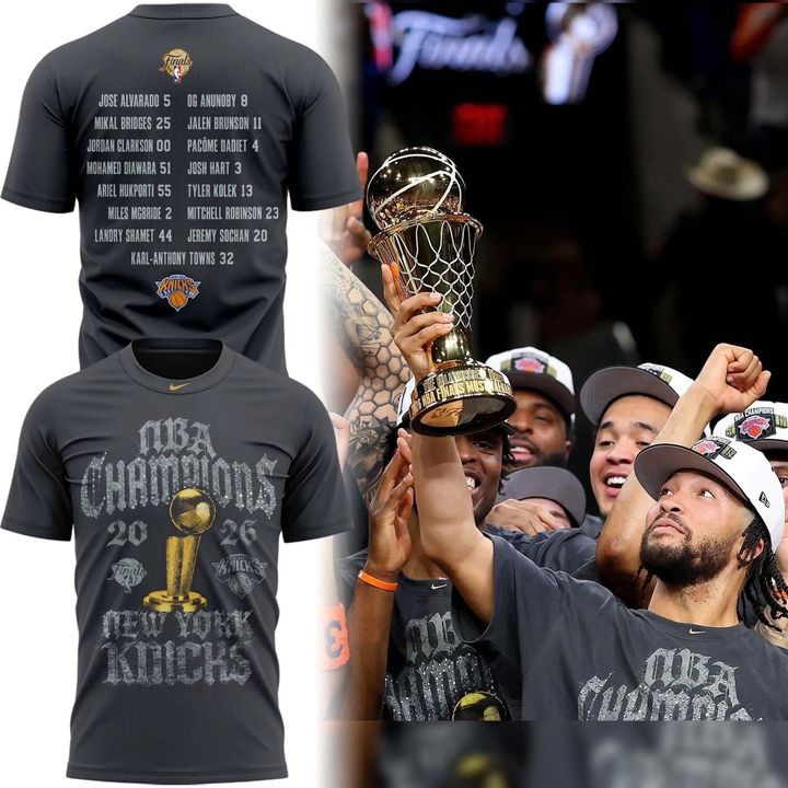 The 2026 Finals Champions Gray Tshirt T Shirt is showcased in a simple, front-facing mockup view.