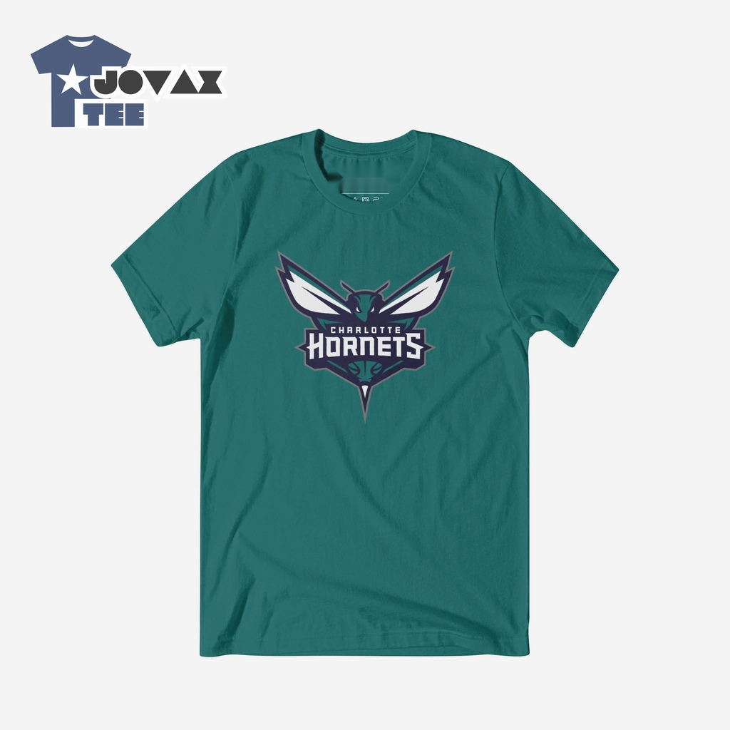 Charlotte Hornets Primary Logo T-Shirt presented flat on a white background, clearly showing the team's emblem.