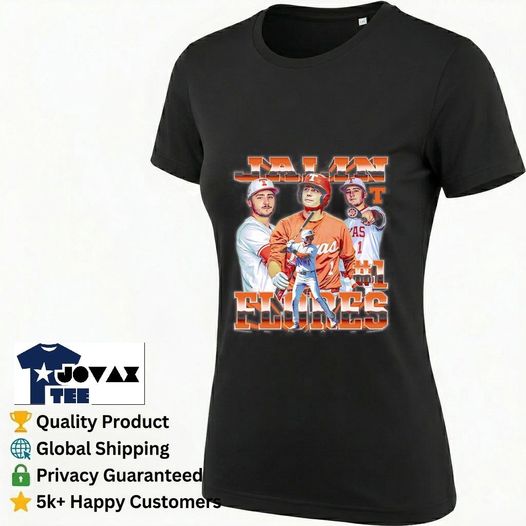 Jalin Flores Texas Longhorns classic women's shirt mockup, ideal for female fans to cheer on the team.